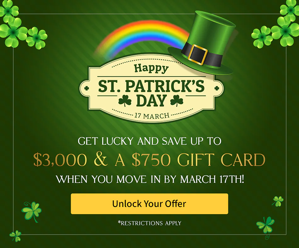 CMD St. Patrics day popup